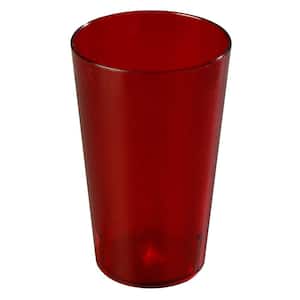 32 oz. SAN Plastic Stackable Tumbler in Ruby (Case of 48)