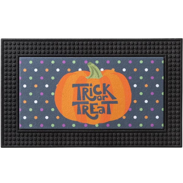 Jack o Lantern Face Halloween Doormat