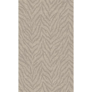 Beige Natural Faux-Plain Printed Non Woven Non-Pasted Textured Wallpaper 57 Sq. Ft.