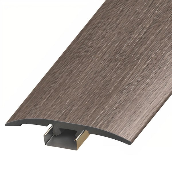 ASPEN FLOORING Orion 1/4 in. Thick x 2 in. Width x 94 in. Length 3-in-1 T-Mold, Reducer, and End Cap Vinyl Molding