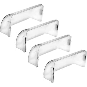 10 in. to 14 in. Adjustable Magnetic Air Deflector for Sidewall and Ceiling Registers and Vents (4-Pack)