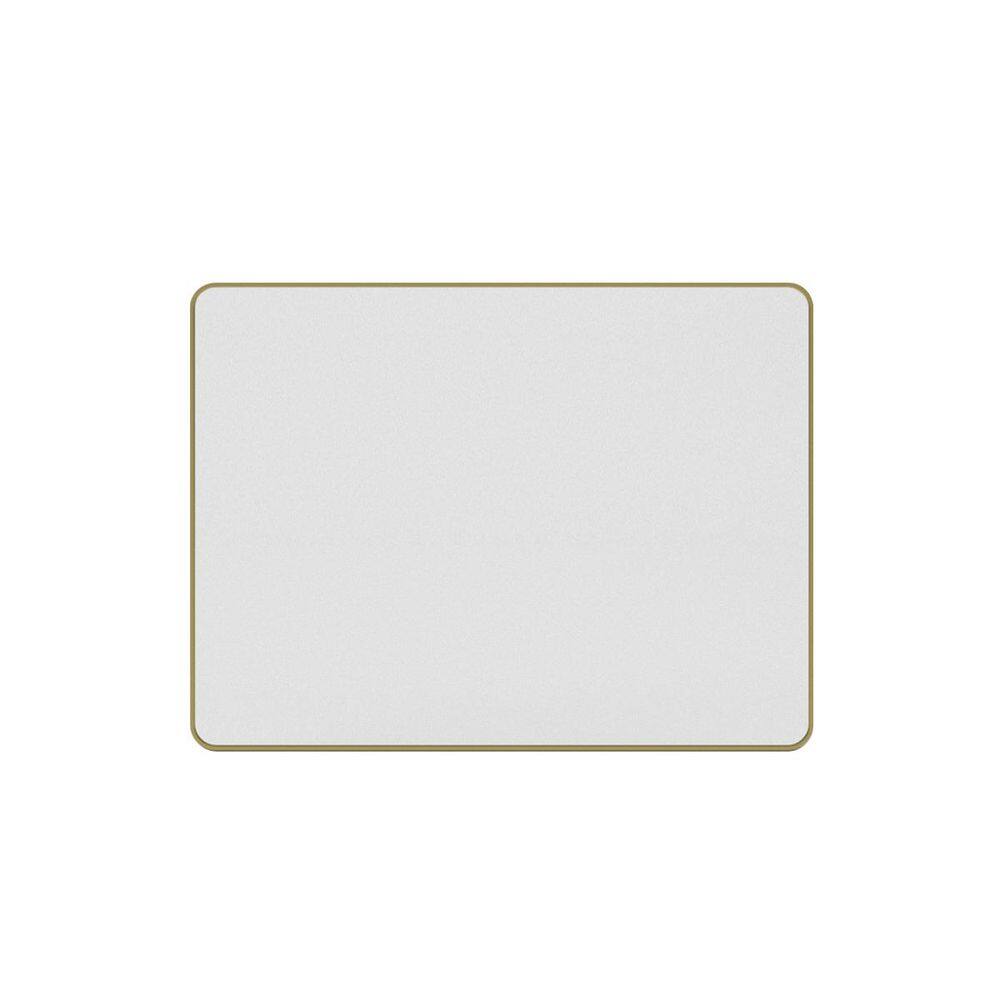 Vista 48 in. W x 36 in. H Rectangular Framed Wall Bathroom Vanity Mirror in Brushed Gold price history on PriceWatchPro