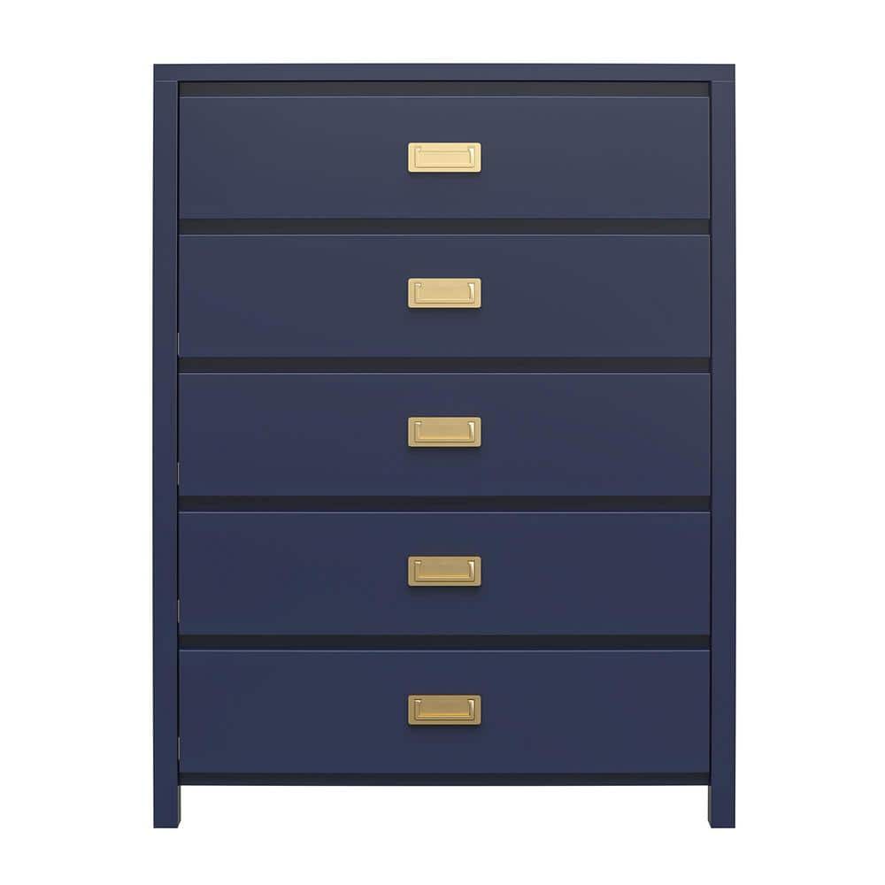 Navy 5-Drawer 36 in. T Kids' Dresser, Monarch Hill Haven -  Little Seeds, 6833837COMS