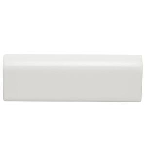 Restore Bright White 2 in. x 6 in. Ceramic Radius Bullnose Wall Tile (2.4 sq. ft./Case)