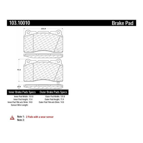 Centric Parts Disc Brake Pad Set
