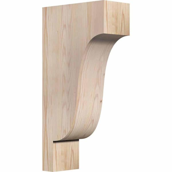 Ekena Millwork 5-1/2 in. x 12 in. x 24 in. Douglas Fir Newport Smooth Corbel