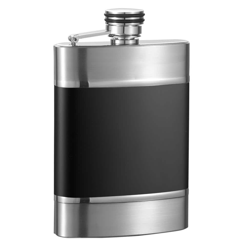 18//10 Stainless Steel Silver//Black Pioneer Flasks SVC-600S 600ml Insulated jug