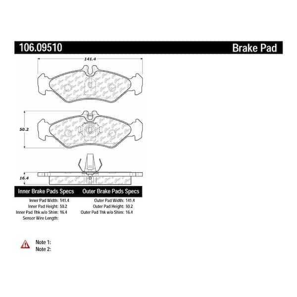 Centric Parts Disc Brake Pad Set