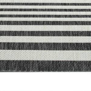 Soleri Collection Charcoal 5'3" x 7'6" Rectangle Residential Indoor-Outdoor Area Rug