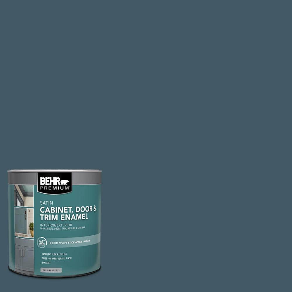 1 qt. #S480-7 Midnight in the Tropics Satin Enamel Interior/Exterior Cabinet, Door & Trim Paint price history on PriceWatchPro