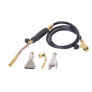 Propane Gas Torch Kit with 3 Burners for Melting and Brazing