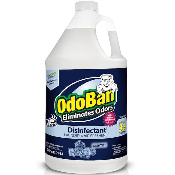 Odoban 1 Gal Night Ice Disinfectant And Odor Eliminator Fabric Freshener Mold Control Multi Purpose Cleaner Concentrate 911901 G The