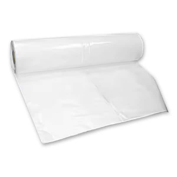 Poly-America 17 ft. x 106 ft. Premium Shrink Wrap - 7 Mil, Lightweight Roll - White