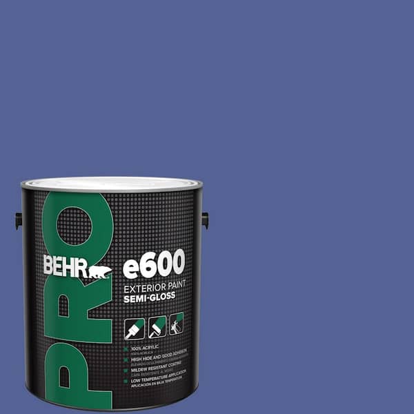 BEHR PRO 1 gal. #610B-7 Breathtaking Semi-Gloss Exterior Paint