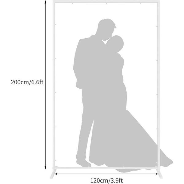 Justincity 3 in. x 2 in. x 1 in. Metal Arbor Square Backdrop Stand