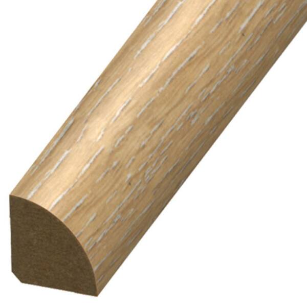 Deco Products MoistureProof Miami Waves 0.75 in. Thick x 0.75 in. Wide x 94 in. Length Quarter Round Molding