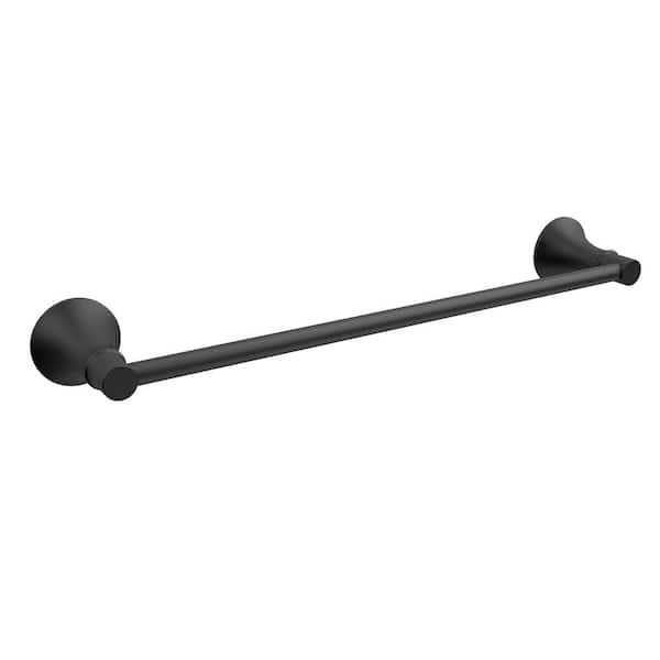 Sadira 18 in. Wall mounted Towel Bar in Matte Black