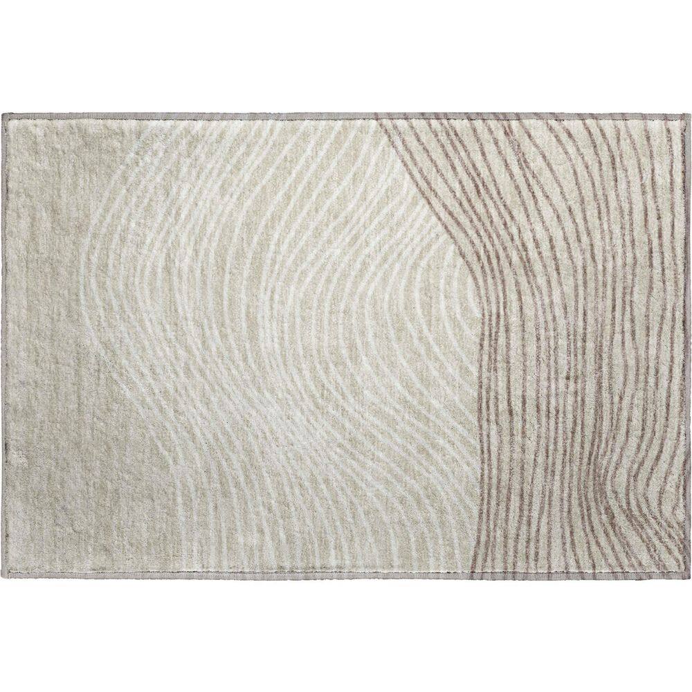 Mayfield Premium Machine Washable Abstract AMF2350 Beige 3 ft. x 4 ft. Area Rug price history on PriceWatchPro