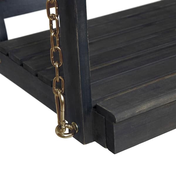 48.25 in. Seats 2-People Wood Patio Swing Porch Swing