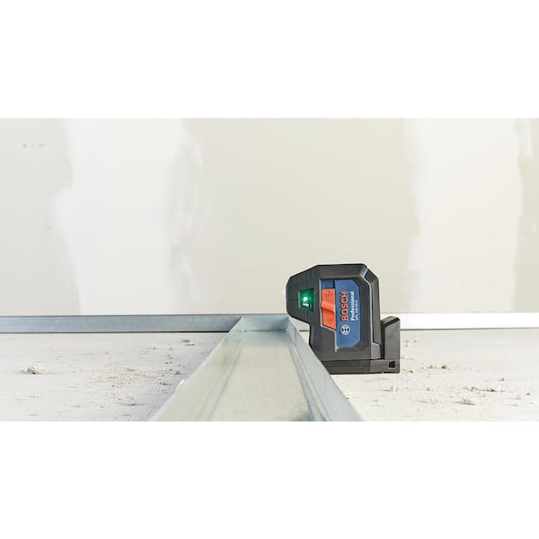 Bosch GPL100-30G 125ft Green 3-Point Self-Leveling Laser with VisiMax  Technology and Integrated 360° MultiPurpose Mount 