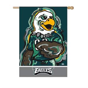 29 in. x 43 in. Philadelphia Eagles Justin Patten Artwork Mascot House Flag