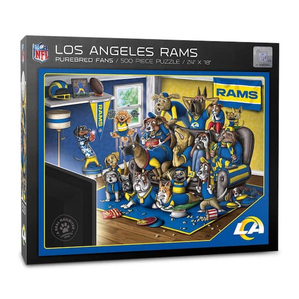 YouTheFan MLB Los Angeles Dodgers Purebred Fans Puzzle-A Real