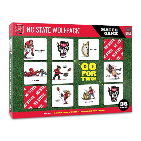 NCAA NC State Wolfpack Licensed Memory Match Game