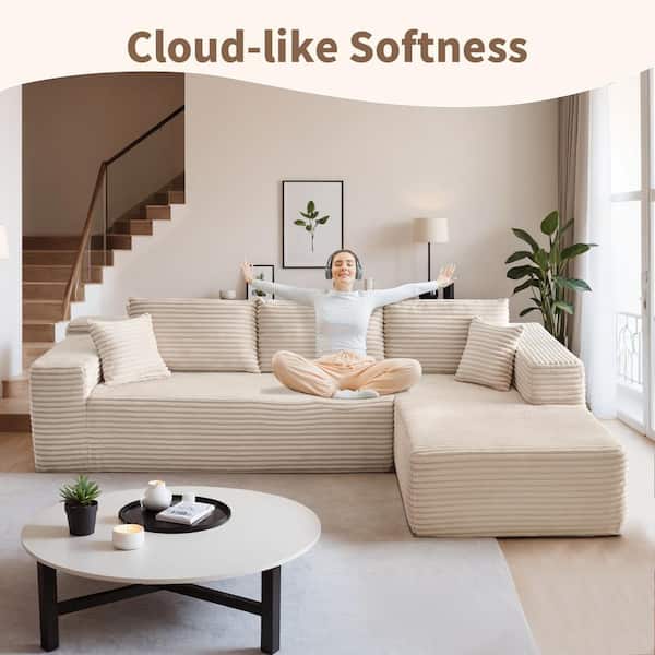All modern 106 reversible sectional discount
