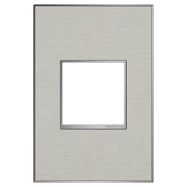 Legrand adorne 1 Gang Decorator/Rocker Wall Plate, True Linen (1-Pack)