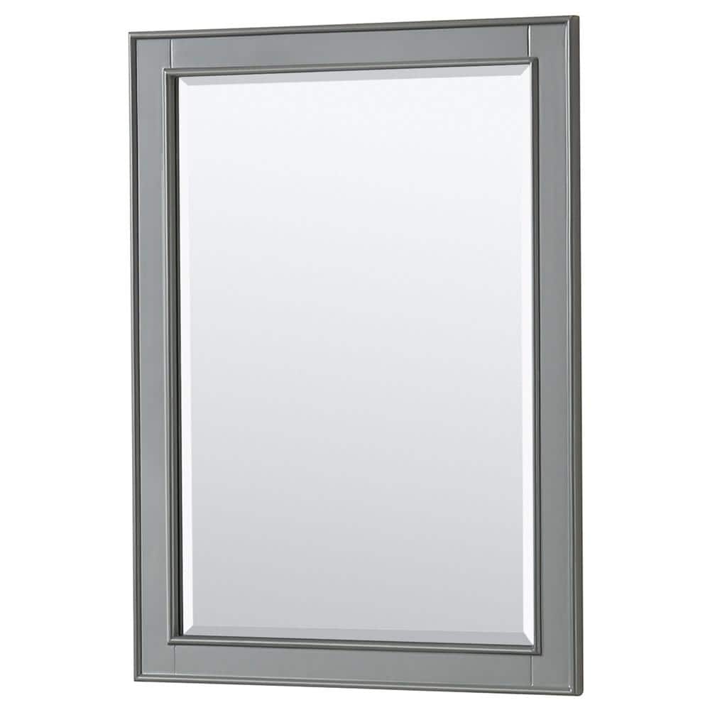 Deborah Dark Gray 36" Single Vanity with White Cultured Marble Top