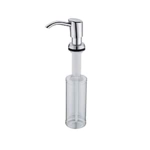 Curved Nozzle Kitchen Soap Dispenser in ABS Chrome