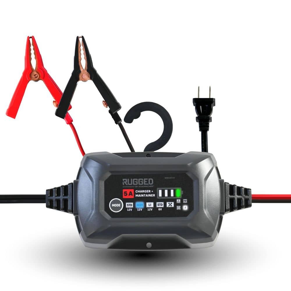 Rugged 5A Car Battery Charger and Maintainer, 3-in-1, for 6V/12V Power Sport, Automotive, and Marine Batteries, SC1682 price history on PriceWatchPro