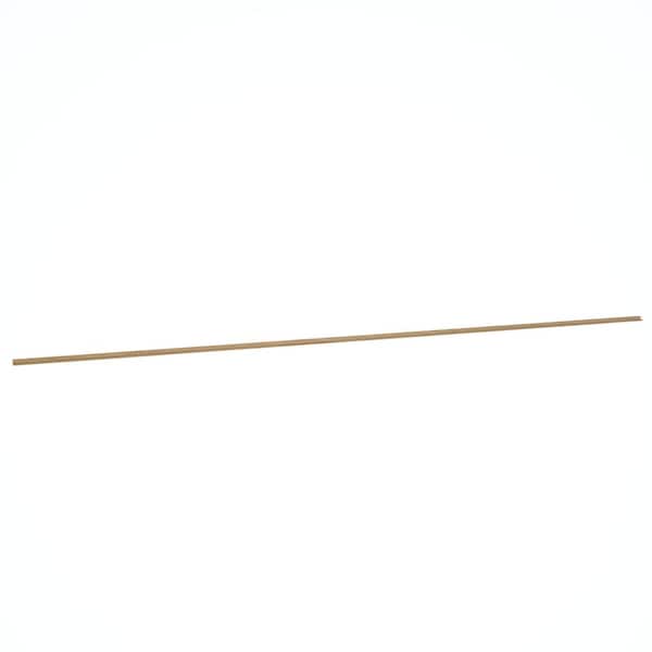 QuickShip 96 in. W x 0.75 in. H x 0.75 in. D Outside Corner Decorative Edge Moulding in Canopy