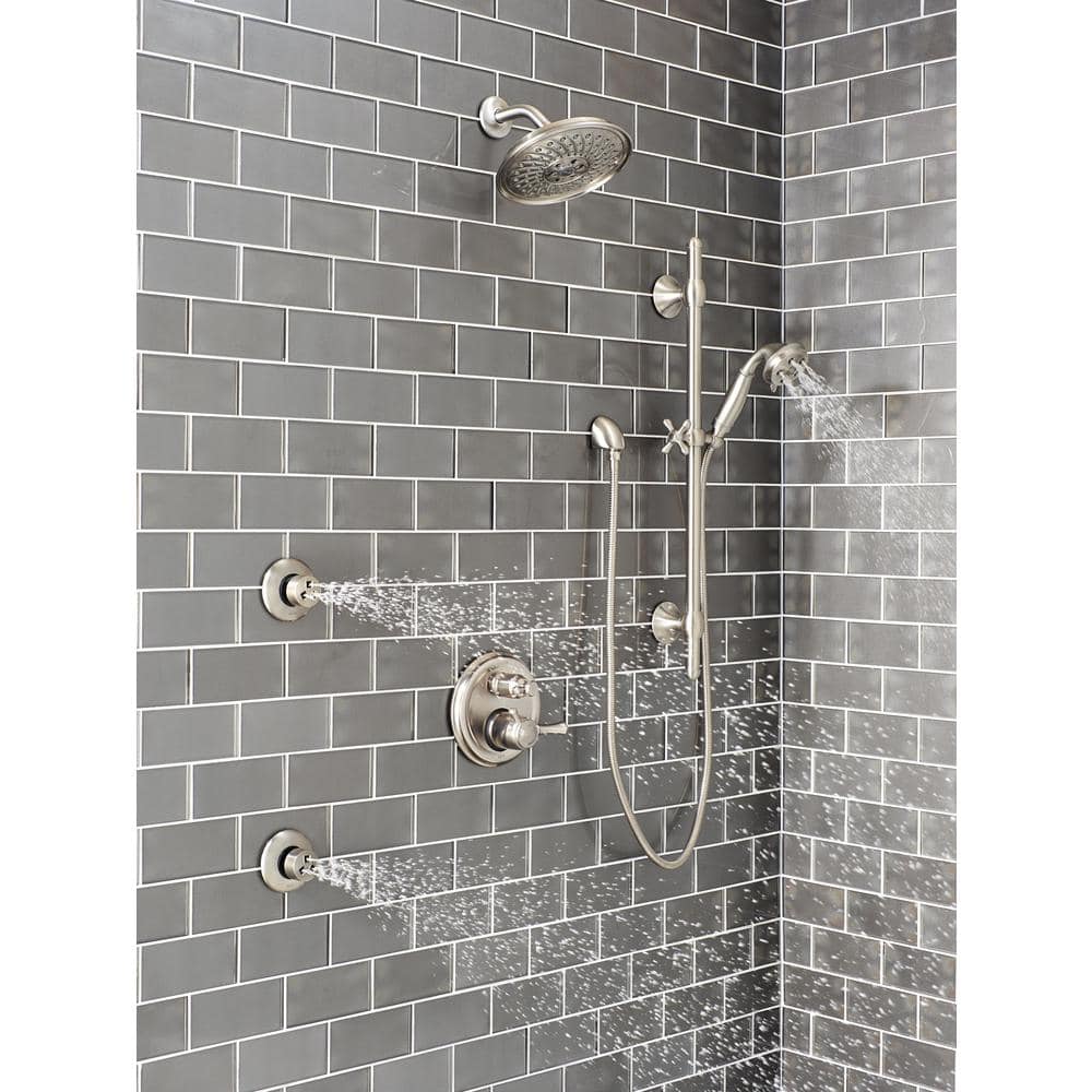 Stainless Steel Wall-Mounted Lever Shower Trim