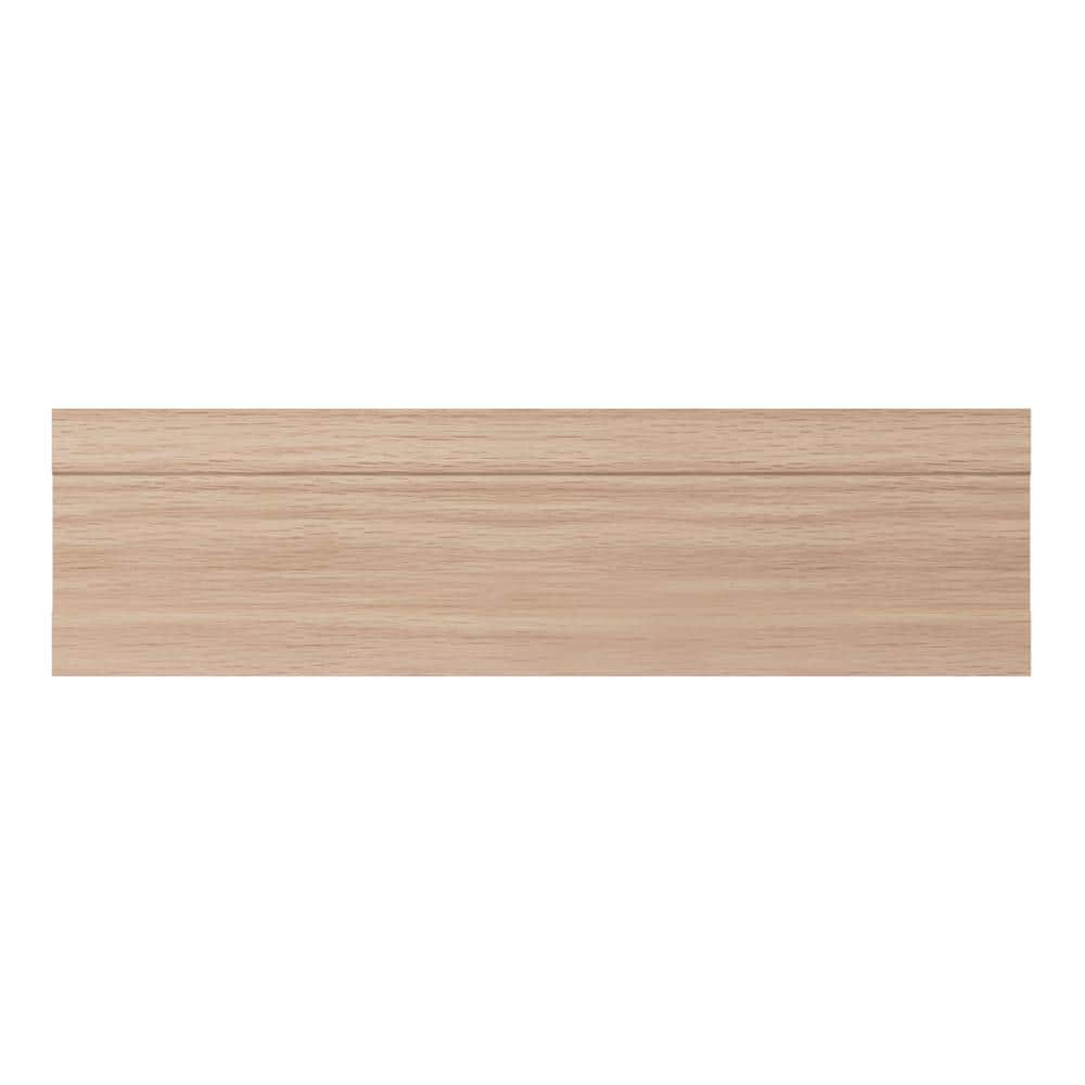 96" Red Oak Solid Wood Chair Rail Molding
