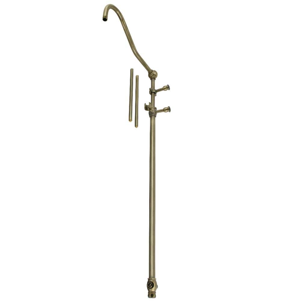 Vintage 60 in. Add-On Shower with 17 in. Shower Arm in Antique Brass price history on PriceWatchPro