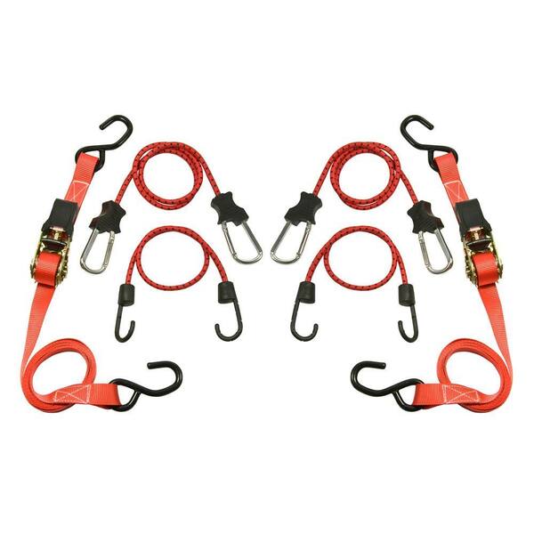Raider Ratchet and Bungee Strap Kit (6-Piece)