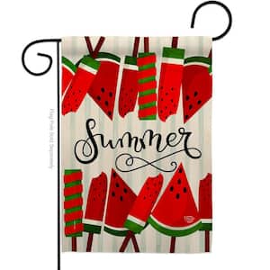 13 in. x 18.5 in. Sweet Watermelon Garden Flag Double-Sided Summer Decorative Vertical Flags
