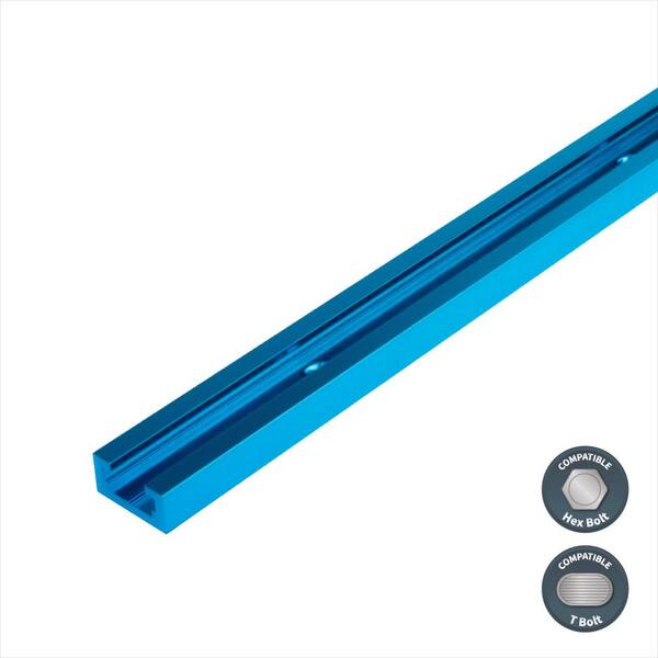 POWERTEC 24 in. Double-Cut Profile Universal T-Track with