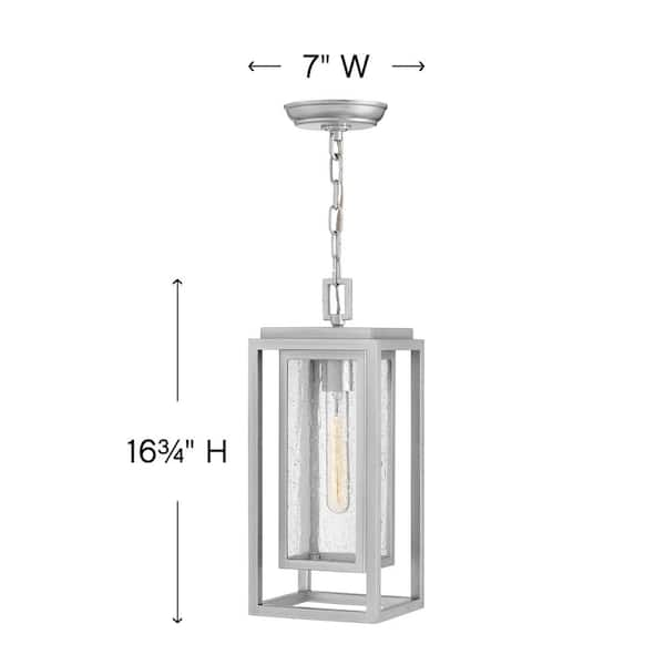 Hinkley Republic 1-Light Outdoor Light In Satin Nickel