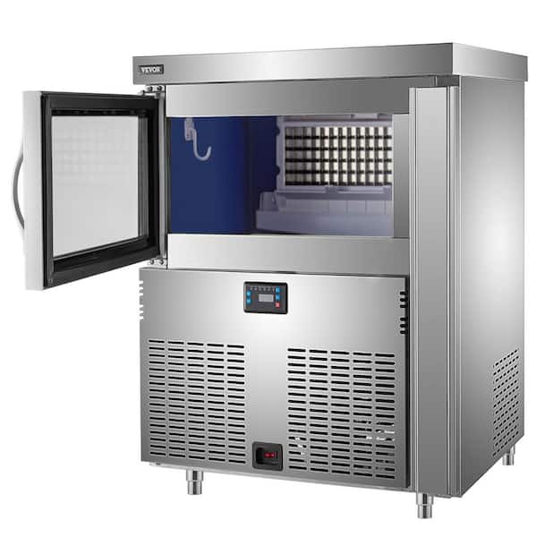 Topdeep Commercial Ice Maker, Under Counter ice Machine 110LBS/24H
