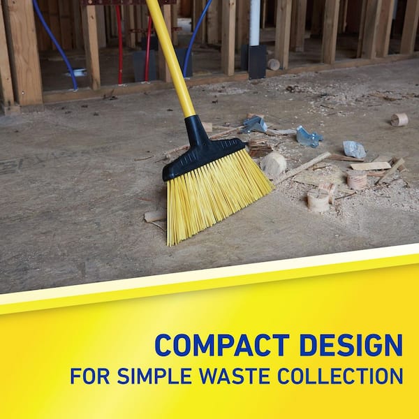 Jobsite Multi-Surface Fiberglass Handle Angle Broom