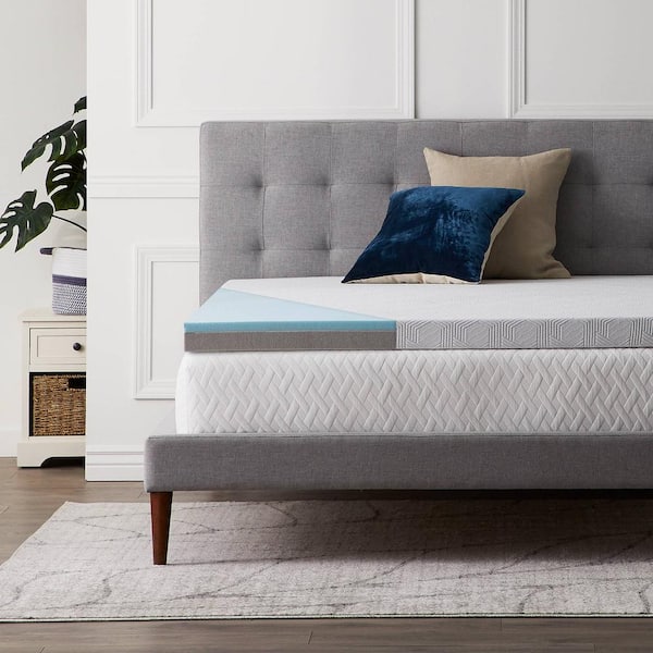 DR. OZ GOOD LIFE Straight to Sleep 3 in. Twin Memory Foam Dual-Sided Mattress Topper with Cover