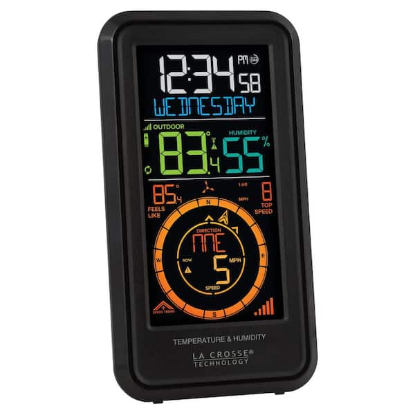 Indoor Outdoor Thermometer Hygrometer Wireless Weather Station, Temperature  Humidity Monitor Battery Powered Inside Outside Thermometers with 330ft