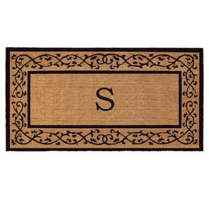 Abbington Monogram Doormat 3' x 6' (Letter S)