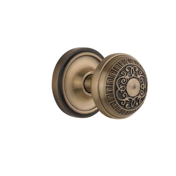 Antique Victorian Hardware Pair Vintage Brass Door Stops w Rubber Tips & Mounting Screws