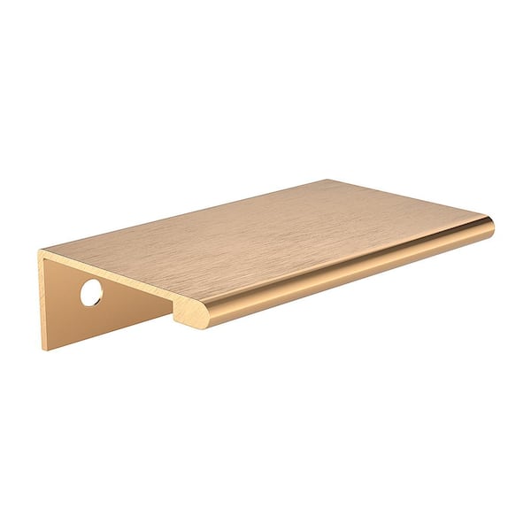 Richelieu Hardware Lincoln Collection 2 in. (50 mm) Modern Satin Gold Cabinet Egde Pull