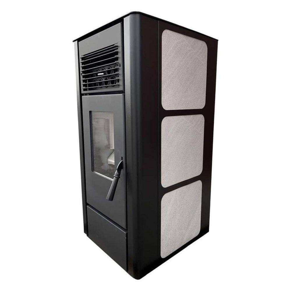 Pellet Stove PS21 Freestanding-Wi-Fi Control and Removable Legs, Battery Backup, Heats 800-1800 sq. ft. -Sandstone Grey price history on PriceWatchPro