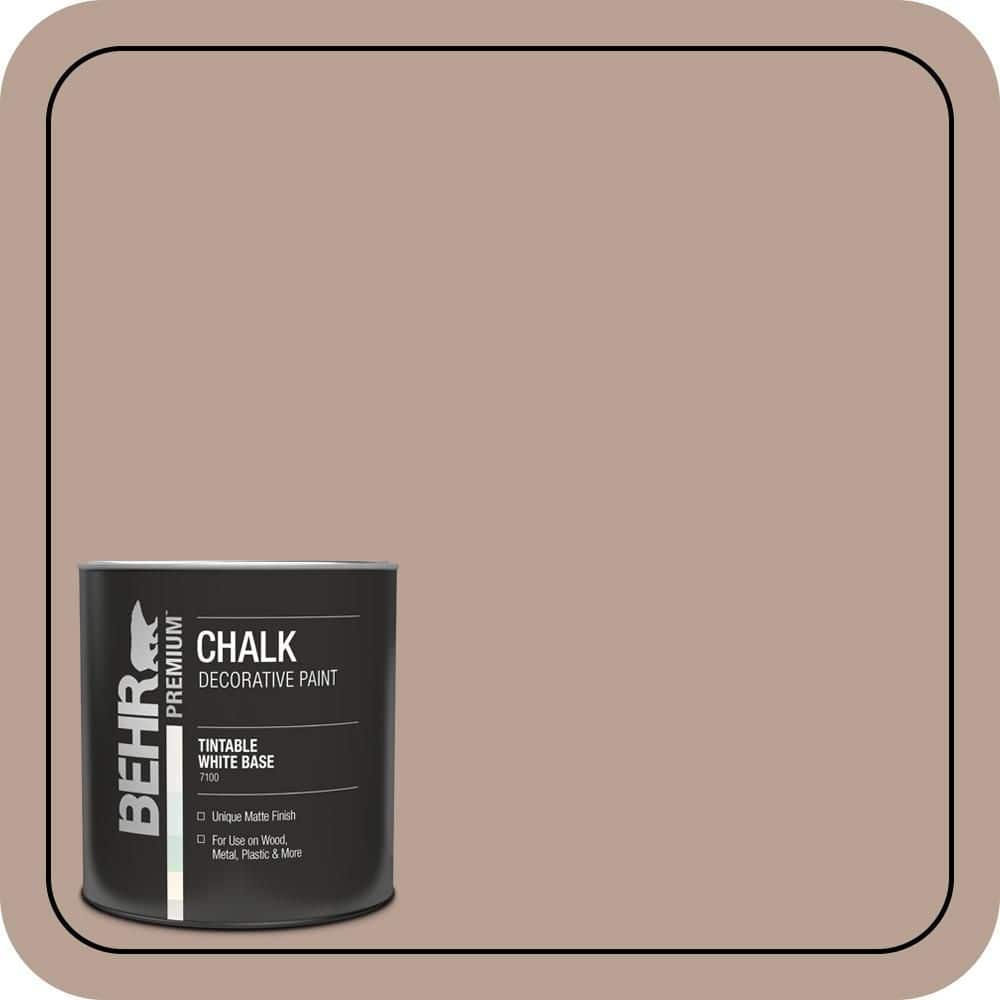 BEHR 1 qt. #N190-4 Rugged Tan Interior Chalk Finish Paint 710004