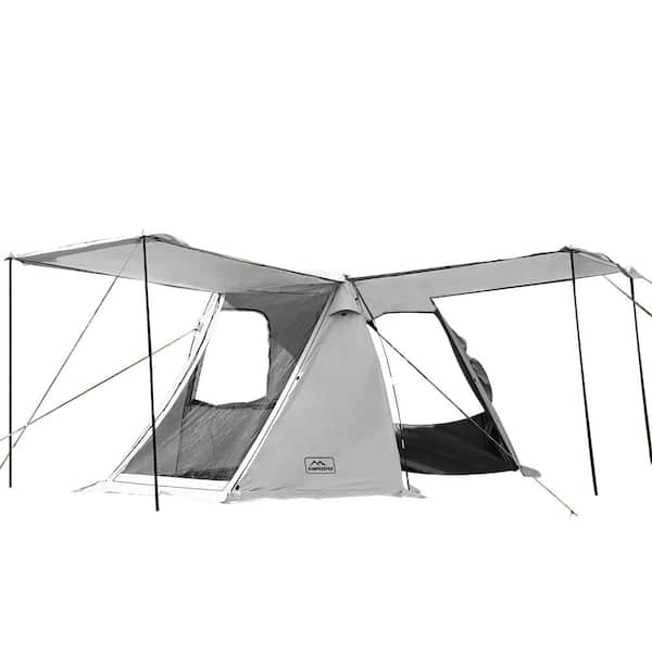 Sudzendf Gray SUV Car Tent, Tailgate Shade Awning Tent for Camping